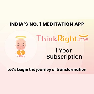 1 year App Subscription - ThinkRight.me